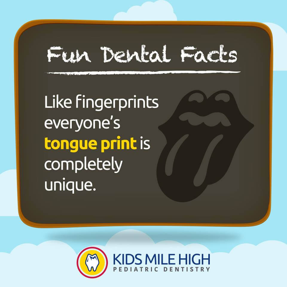 Fun Dental Facts | Your Tongue Print is Unique! - Kids Mile